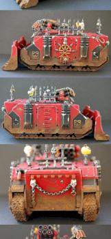World Eaters Rhino (Khorne / Chaos) by mf_Greg