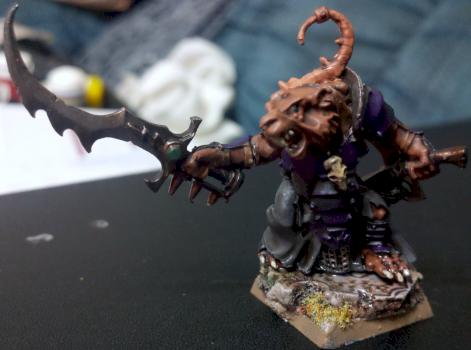 Skaven Warlord Spinetail by cplares