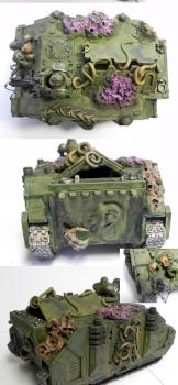 nurgle rhino by Pintores del Caos