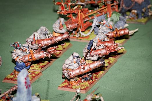 Ogros Sueltafuegos- ogre gunfire by kanpasoslargos