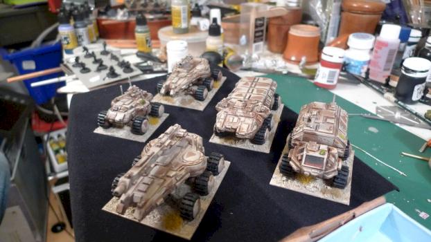 GZG 15mm High Mobility Tanks by inrepose