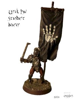 Uruk-Hai Standard Bearer by osiskars