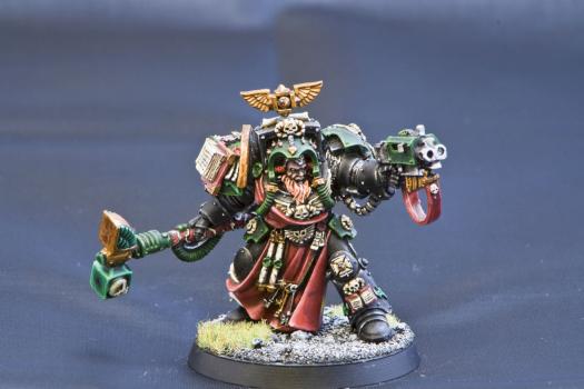 Space Marine Librarian in Terminator Armour by lobo solitario