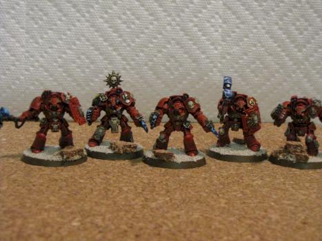Blood Angel Terminator Squad by deeptriton