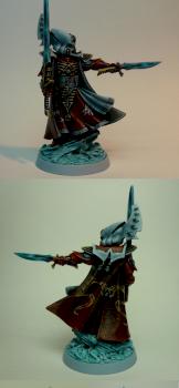 Eldar Farseer with witchblade by Angelord