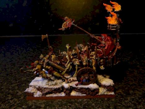 Vampire counts corpse cart by Mckennasminiatures