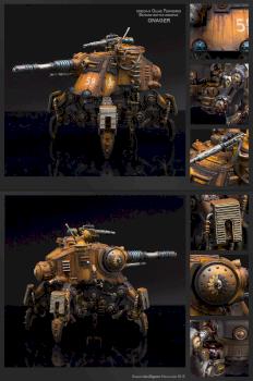 Skitarii Onager Dunecrawler by de-Zigner