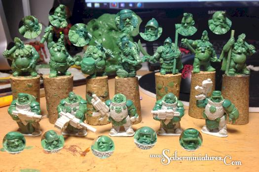Dwarves - work in progress by Scibor