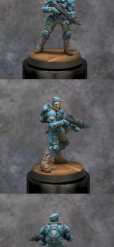 Infinity PanOceana Fusilier Quick Paint by RogueShader