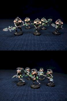 Necron Triarch Praetorian Squad by Badlazzor