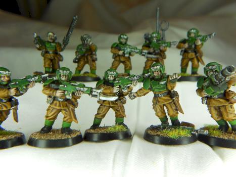Imperial Guard Cadian Shock Troop by Emi!
