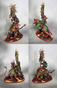 Sigmarine Chaplain of the Salamanders Chapter by mick122