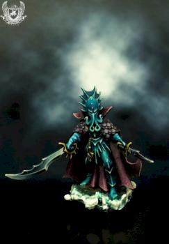 Dark Elf Lokhir Fellheart by KnightBrushStudio
