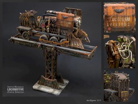 Mechanicus Train / Locomotive by de-Zigner