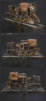 Mechanicus Train / Locomotive by de-Zigner