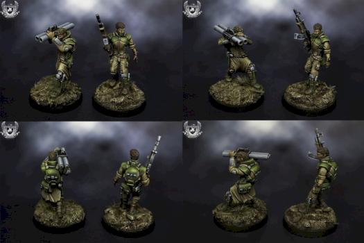 Haqquislam Dailamy Infantry by KnightBrushStudio