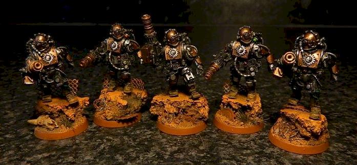 Mechanicum Tech Thralls by Mckennasminiatures