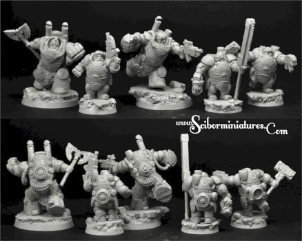 Sci Fi Dwarves by Scibor