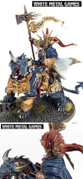 Lord Celestant on Dracoth Painted by White Metal Games by White Metal Games