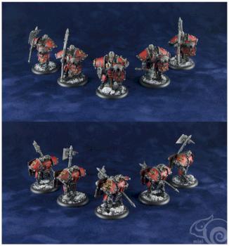 WARMACHNIE / Khador / Man-O-War Shocktrooper Unit by minichameleon