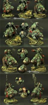 Sci Fi Celtic Bear Riders by Scibor