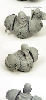 Space Marine Bust by Reynevan