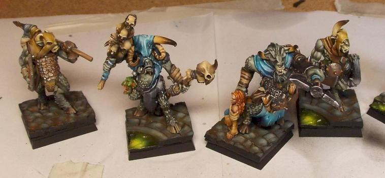 Mordheim Beastmen warband by stalkerminsky