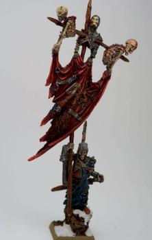 Vampire counts skeleton bsb by Mckennasminiatures