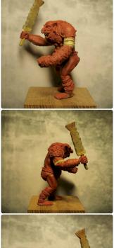 Troll 75mm my sculpting by dezpot89