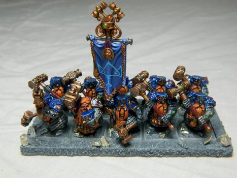 Dwarf Hammerers by Mckennasminiatures