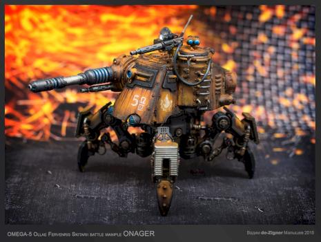 Skitarii Onager Dunecrawler by de-Zigner