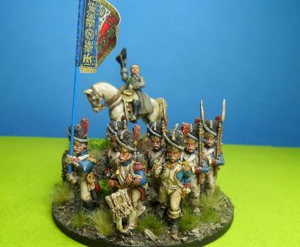 28mm Front Rank Imperial French Napoleonic Command Base by avalonindustries2040