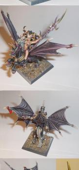 Morathi on Dark Pegasus by Ringil DoU