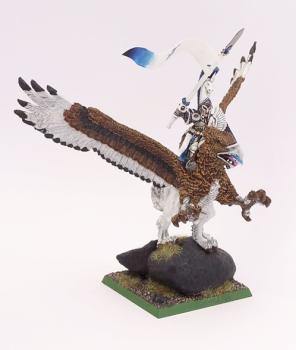 High Elf Lord on Griffon by schimmelpilz