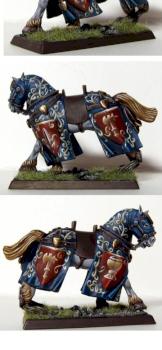 Bretonnian paladin's horse by Routaporsas