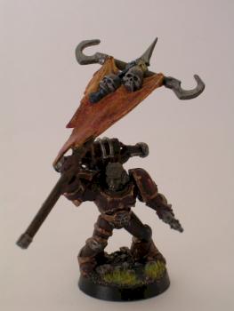 Khorne Icon Bearer by Judo sam