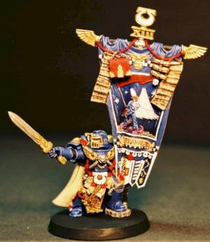 Marneus Calgar Standard Bearer - Full front view by ChaosGyrine