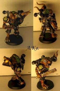 Possesed Chaos space marine by A.KB.
