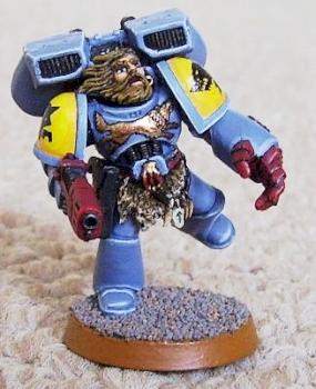 Wolf Guard Leader w jump pack by paladian