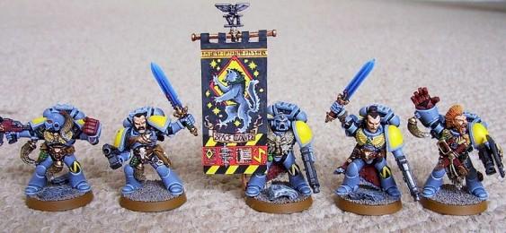 Space Wolves Wolf Guard Pack by paladian