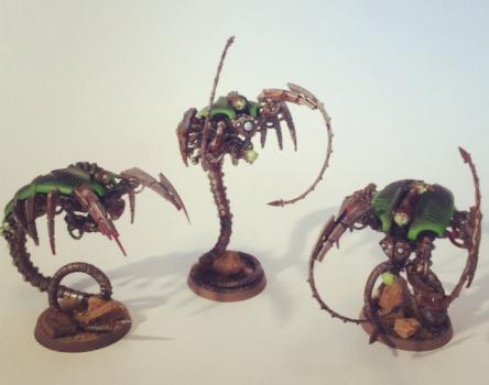 3 Necron Canoptek Wraiths by Falco