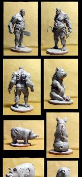 Butcher and his pets (wip) by Kel2Zed