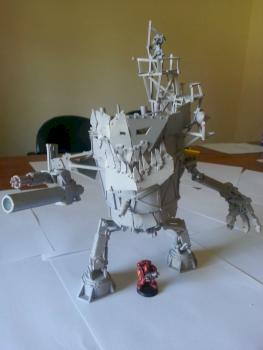 Custom Ork Stompa - 40k grot stompa by havokas1990