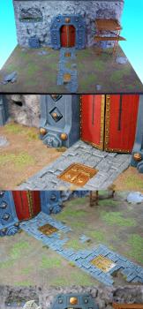 Dwarf Gate Diorama for Armies on Parade by antoniomidnor