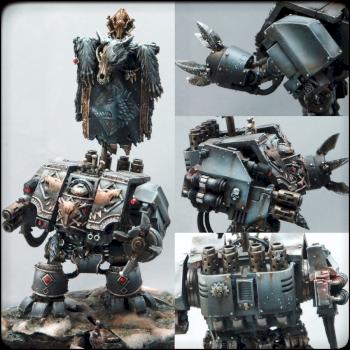space wolves dreadnought by Brunetz Miniaz