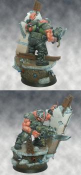 Imperial Guard Ogryn  - Cadian 537th Auxillaries by nels0nmac