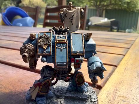 Space Wolves Dreadnought by W01F