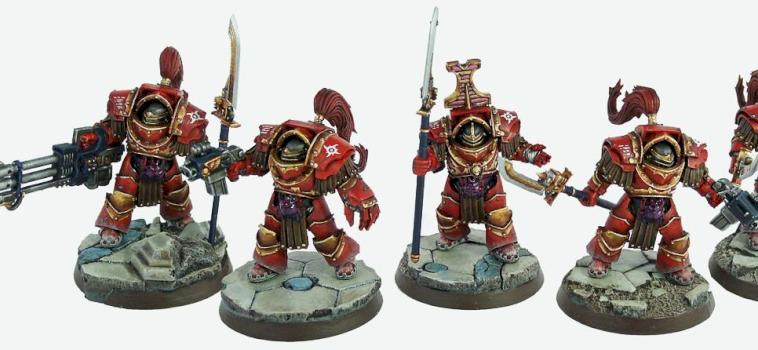 Thousand Sons Scarab Occult Terminator Squad by Proiteus