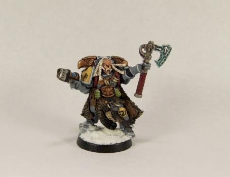 Space Wolf Rune Priest by PaintHammer