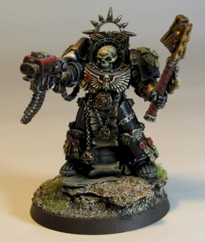 Black Templar Chaplain in Terminator Armour by SeismicPainter